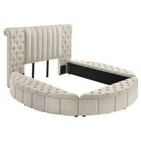 Coaster Fine Furniture 360111QB2 Sonya - Queen Headboard Wings Panels, Box 2 of 5 - Ivory