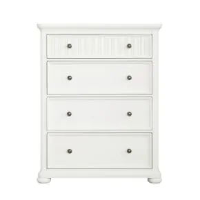 Samuel Lawrence Furniture S920-440 Savannah - 4-Drawer Chest - White