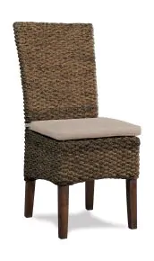 Riverside Furniture 36965 Mix-N-Match Chairs - Woven Side Upholstered Chair (Set of 2) - Hazelnut