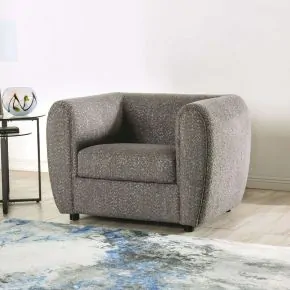 Furniture of America FM61001GY-CH Verdal - Chair - Charcoal Gray