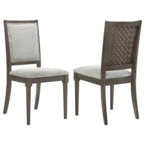 Coaster Fine Furniture 108622 Onslow - Upholstered Dining Side Chair (Set of 2) - Dark Brown