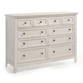 Intercon SM-BR-N8810-RWH-C Intercon SM-BR-N8810-RWH-C San Mateo - Dresser - Rustic White