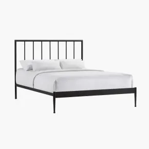 Intercon MB-BR-MODQEN-MTE-C Intercon MB-BR-MODQEN-MTE-C Metal Beds - Modern Queen Metal Bed - Matte Black