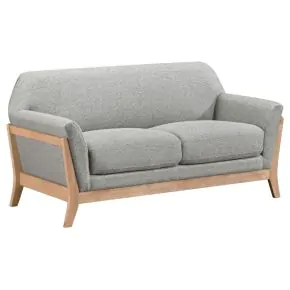 Coaster Fine Furniture 511072 Vaughn - Fabric Upholstered Flared Arm Loveseat - Gray