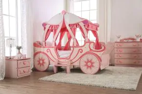 Furniture of America CM7630-BED Arianna - Twin Bed - Pink