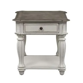 Liberty Furniture 244-OT1020 Magnolia Manor - End Table - Antique White