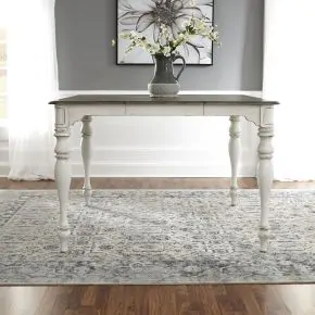 Liberty Furniture 244-GT5454 Magnolia Manor - Gathering Leg Table - Antique White