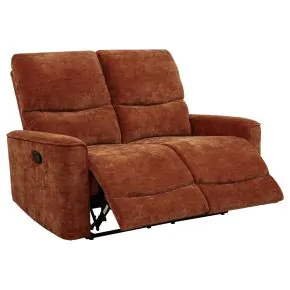 Coaster Fine Furniture 609575 Navarro - Chenille Upholstered Reclining Loveseat - Burnt Orange