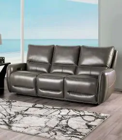 Furniture of America CM9921GY-SF-PM Phineas - Power Sofa - Gray