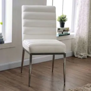 Furniture of America FOA3746SC-2PK Cilegon - Side Chair (Set of 2) - White