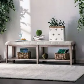 Furniture of America CM-BN5666BG Tayah - Bench - Beige