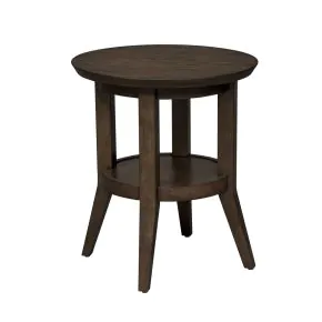 Liberty Furniture 796-OT1021 Ventura Blvd - Round End Table - Bronze Spice
