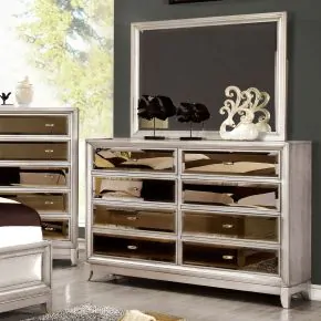 Furniture of America CM7295SV-D Golva - Dresser - Silver
