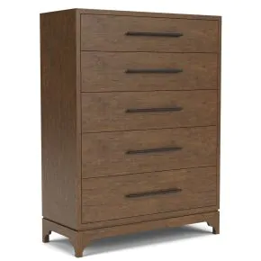 Riverside Furniture 61765 Calhoun - 5-Drawer Chest - Whiskey Oak