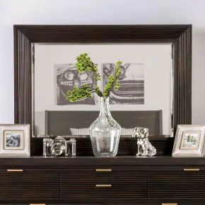 Furniture of America FOA7514M Laurentian - Mirror - Dark Walnut