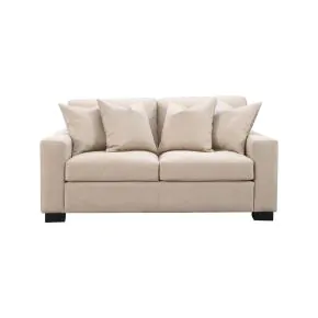 Intercon SY-LS-DXT69-TAU-C Dexter - Loveseat With 4 Pillows - Taupe