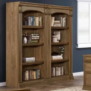 Liberty Furniture 757-HO-2BB Reynolda - Bunching Bookcase (Set of 2) - Camel Beige