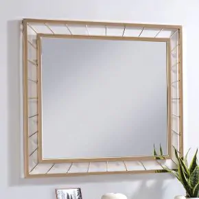 Furniture of America CM-AC388 Sherbrooke - Mirror - Gold
