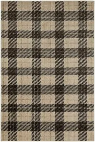 Furniture of America RG8184S Kendrick - 5' x 7' Plaid Area Rug - Charcoal