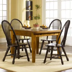 Liberty Furniture 17-T3868 Treasures - Retractable Leg Table - Rustic Oak