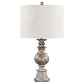 CoasterEveryday 920169 Brie - Drum Shade Urn Table Lamp - Antique Gold