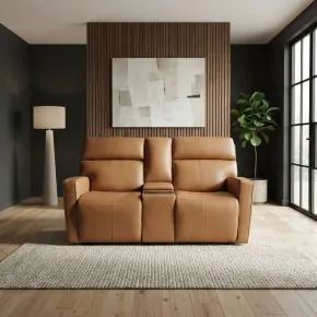 Liberty Furniture 7026AN-23P Liberty Furniture 7026AN-23P Chase - Loveseat With Console P3 & ZG - Oslo Antelope