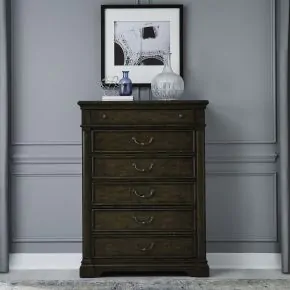 Liberty Furniture 512-BR41 Arden Road - 6 Drawer Chest - Satin Cherry