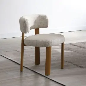 ACME DN07071 Ogin - Side Chair (Set of 2) - Beige & Gray