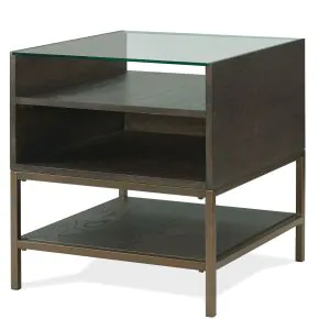 Riverside Furniture 92809 Riverside Furniture 92809 Hyde - Rectangular Side Table - Dark Brown