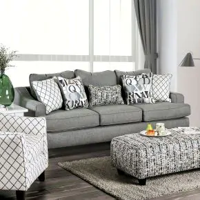 Furniture of America SM8330-SF Verne - Sofa - Bluish Gray