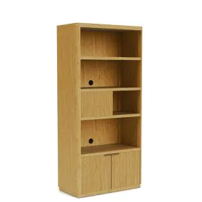 Riverside Furniture 73037 Deerfield - Bookcase - Natural Oak