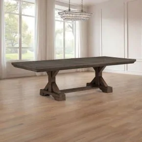 New Classic D403B-10 Augusta - Rectangle Dining Table - Rustic Brown