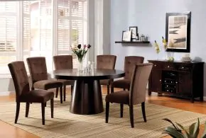 Furniture of America CM3849T-TABLE Havana - Round Dining Table - Espresso