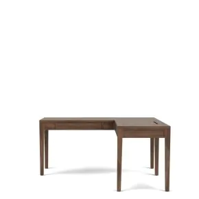 Riverside Furniture 83032 Brooks - L-Desk - Nouveau Walnut