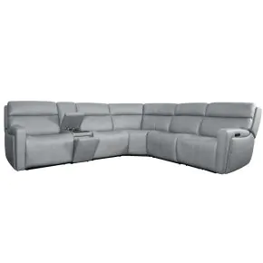 Liberty Furniture 7026GR-UPH-6PCSEC Liberty Furniture 7026GR-UPH-6PCSEC Chase - 6 Piece Sectional - Oslo Gray