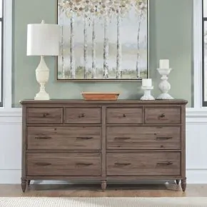 Liberty Furniture 866-BR31 Liberty Furniture 866-BR31 Hickory Grove - 8 Drawer Dresser - Heirloom Brown