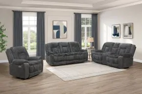 New Classic U5829-30-GRY Stanwick - Reclining Sofa - Gray