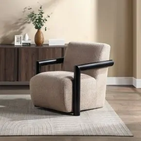 ACME AC03812 Jetta - Accent Chair - Latte & Black