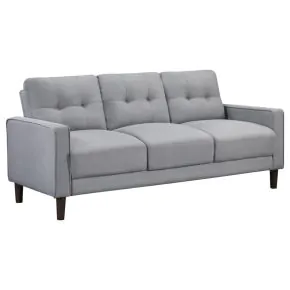 Coaster Fine Furniture 506781 Bowen - Upholstered Track Arm Tufted Sofa - Gray