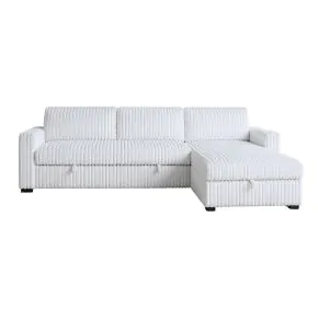New Classic 23-U1899W-2NP New Classic 23-U1899W-2NP Bliss - 2 Piece Sectional (Sleeper/Chais) - Mist Gray