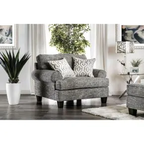 Furniture of America SM8012-CH Pierpont - Chair - Gray