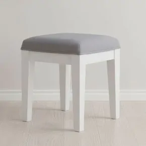 Liberty Furniture 781-BR99 Reflections - Vanity Stool - Pearl White & Rhinestone