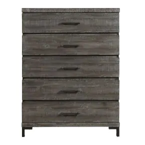 Samuel Lawrence Furniture S826-040 Austin - 5 Drawer Chest - Dark Brown