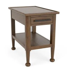 Riverside Furniture 61712 Riverside Furniture 61712 Calhoun - Chairside Table - Whiskey Oak