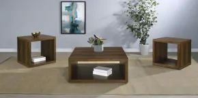 Coaster Fine Furniture 710508-S3 Frisco - 3 Piece Coffee And End Table Set - Dark Pine