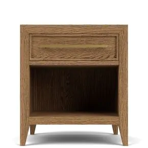 Riverside Furniture 51868 Halbrooke - One Drawer Nightstand - Light Brown
