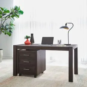 Liberty Furniture 313-HO-2DS Modern Edge - 2 Piece Desk Set - Caffe