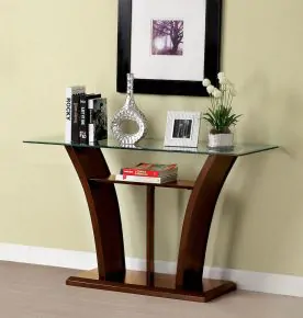 Furniture of America CM4104S-PK Manhattan - Sofa Table - Brown Cherry