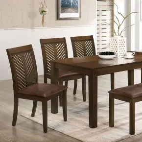 Furniture of America CM3490BN Garnett - Bench - Walnut / Brown