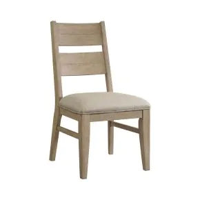 Intercon NS-CH-1189C-WSN-RTA Nash - Panel Back Side Chair - Weathered Sand
